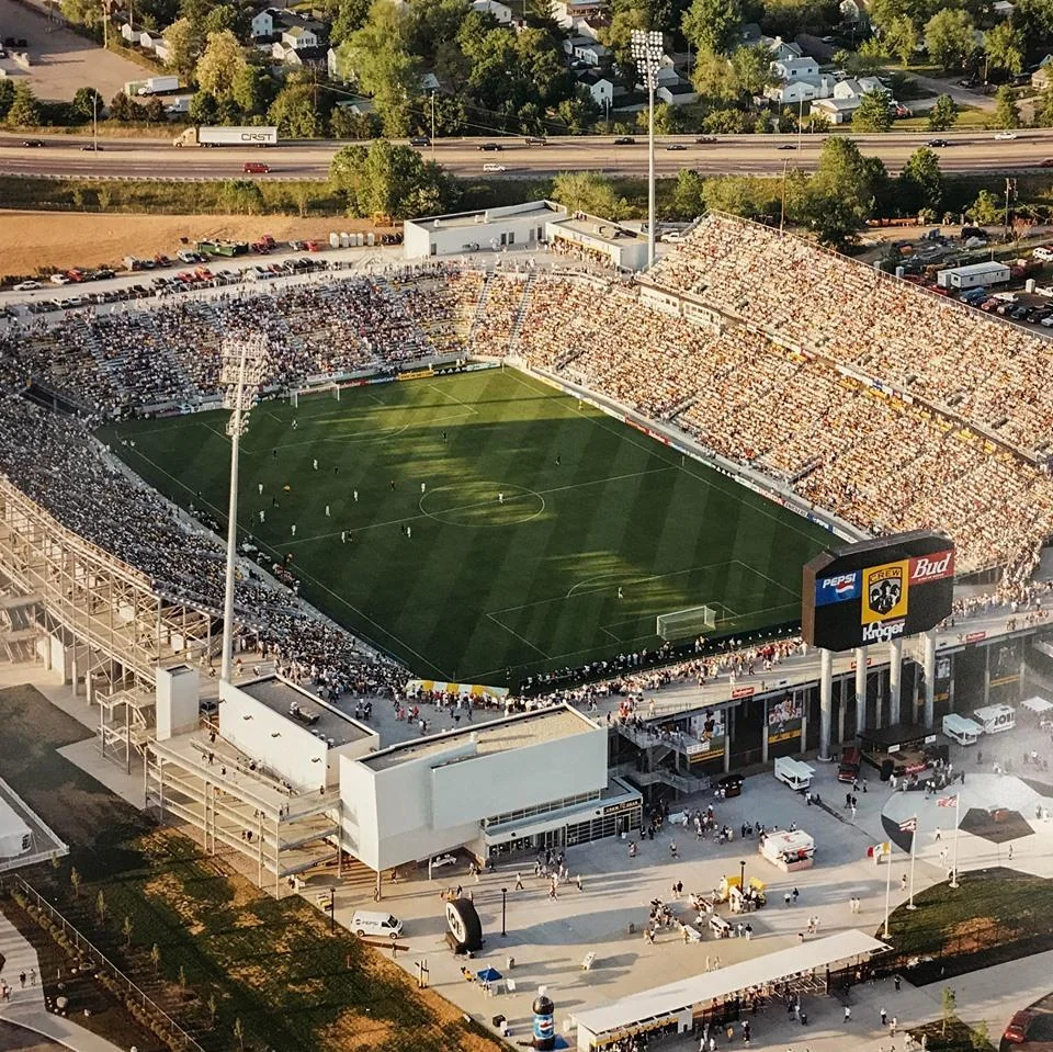 Historic Crew Stadium overhead