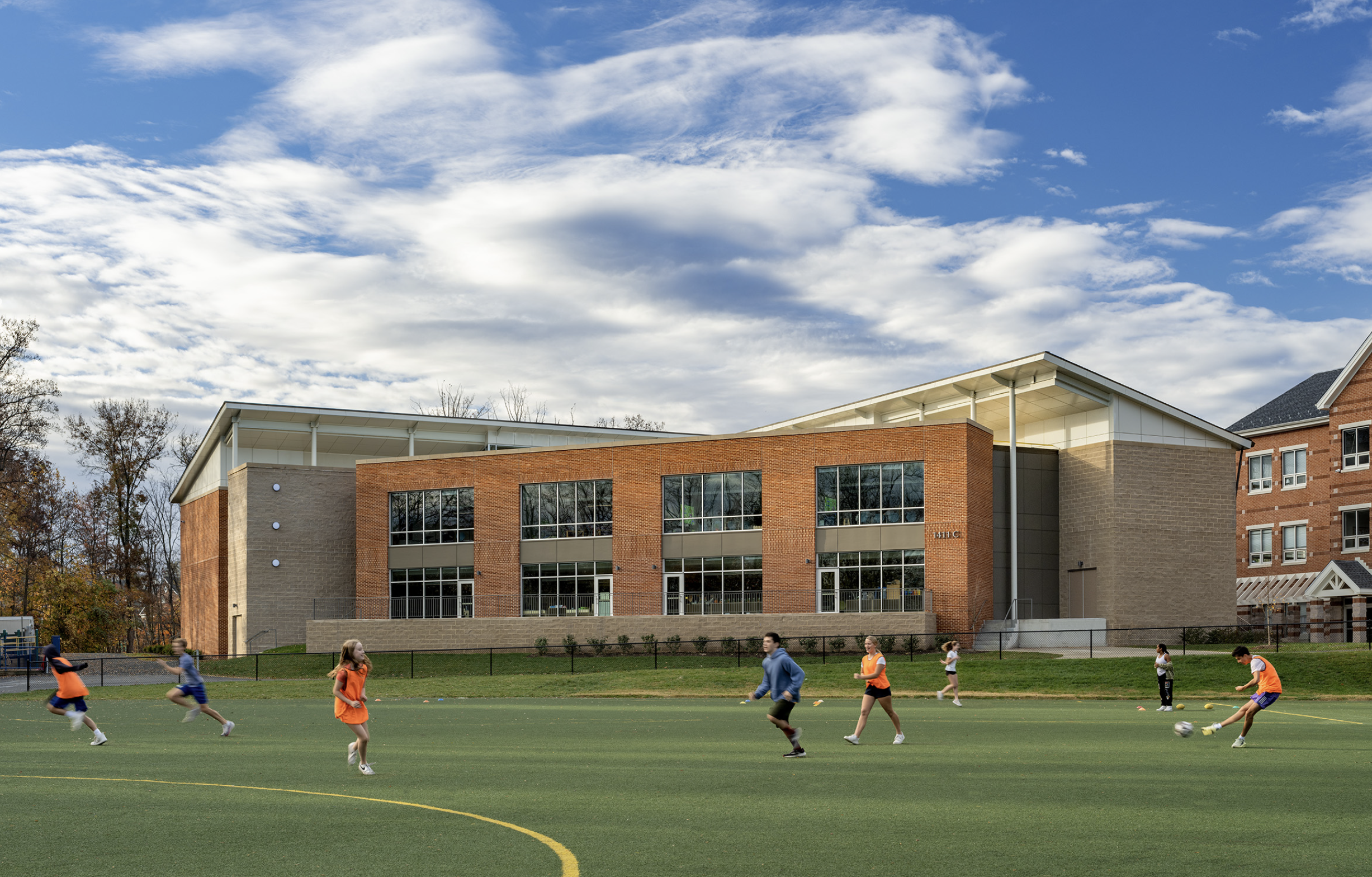 Langley School field