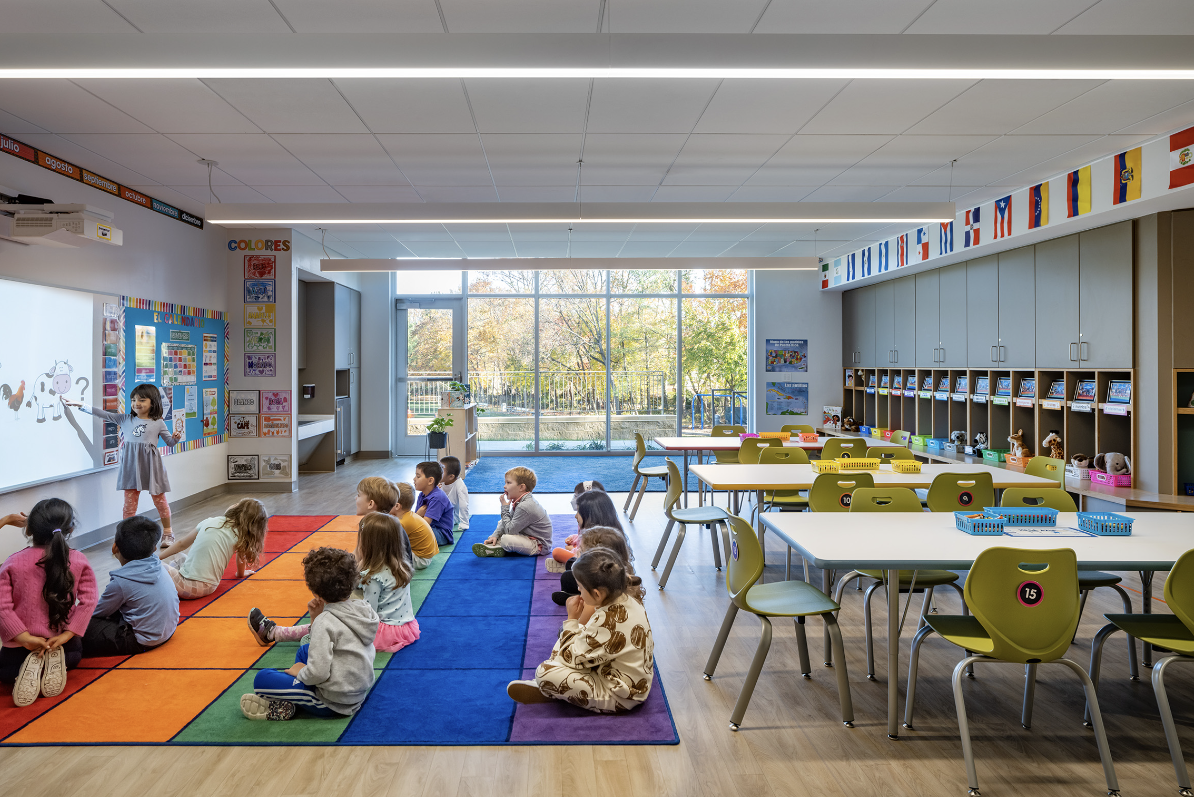 Langley School classroom