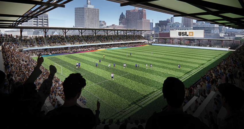 Milwaukee USL stadium rendering