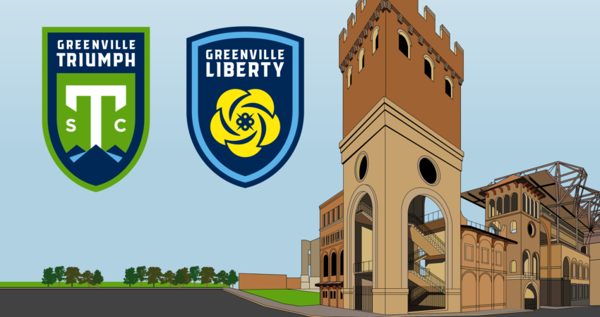 Greenville Triumph, Greenville Liberty stadium groundbreaking graphic