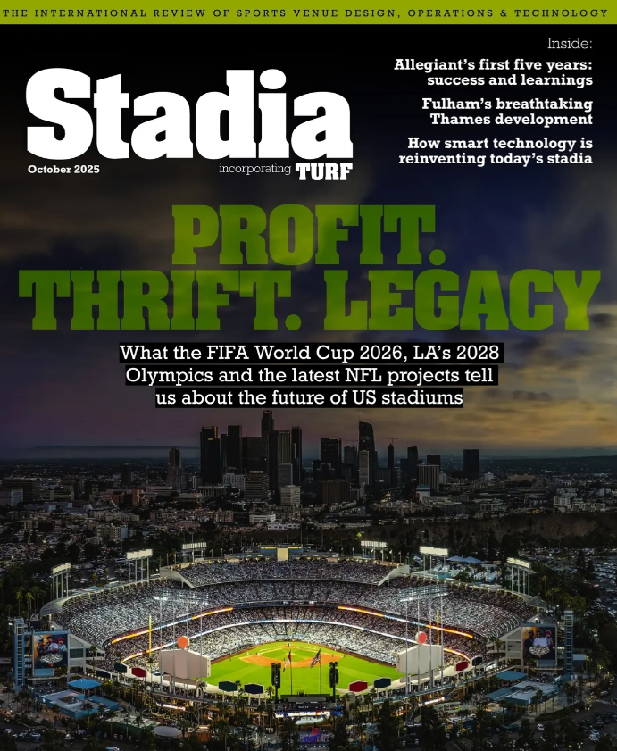 October 2025 issue of Stadia magazine