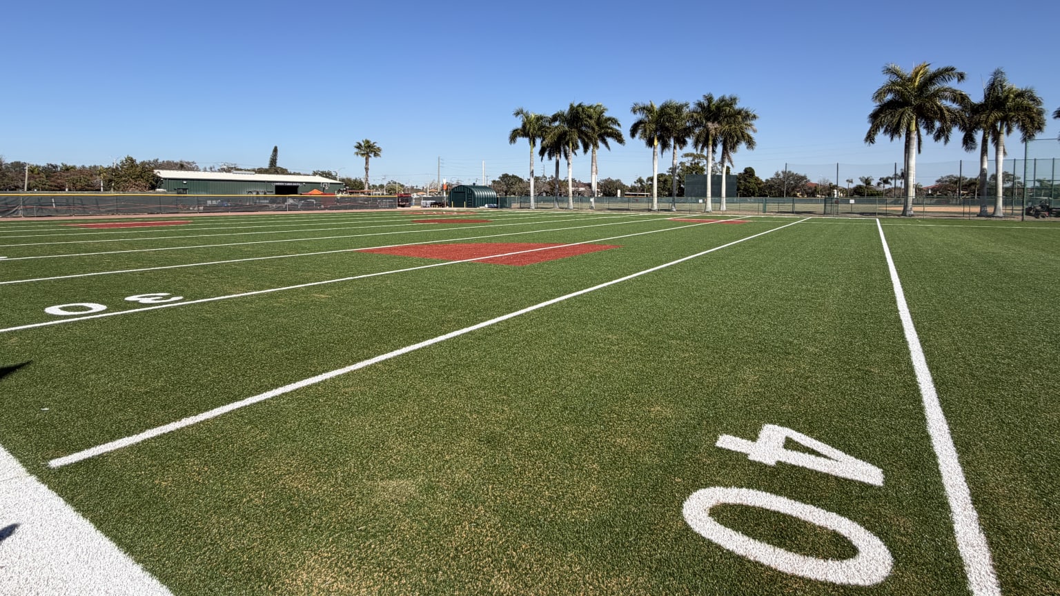 Orioles Sarasota outdoor turf field