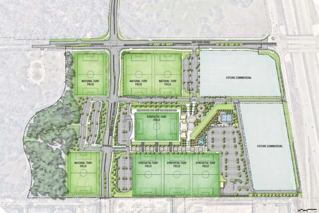 Holford Road Sports Complex schematic